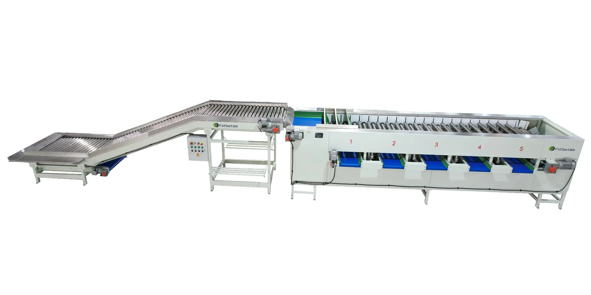 Fstsort adjustable roller grader for pepper, potato, carrots, oranges, etc.