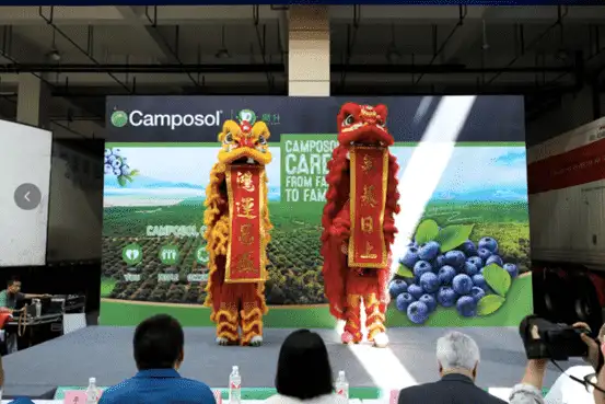 Camposol and Pengsheng Launch This Season’s First Shipment of Peruvian Blueberries in Hubei