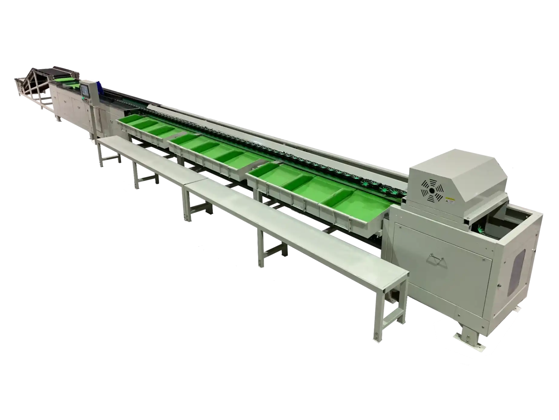 Clasificadora electrónica de frutas por peso