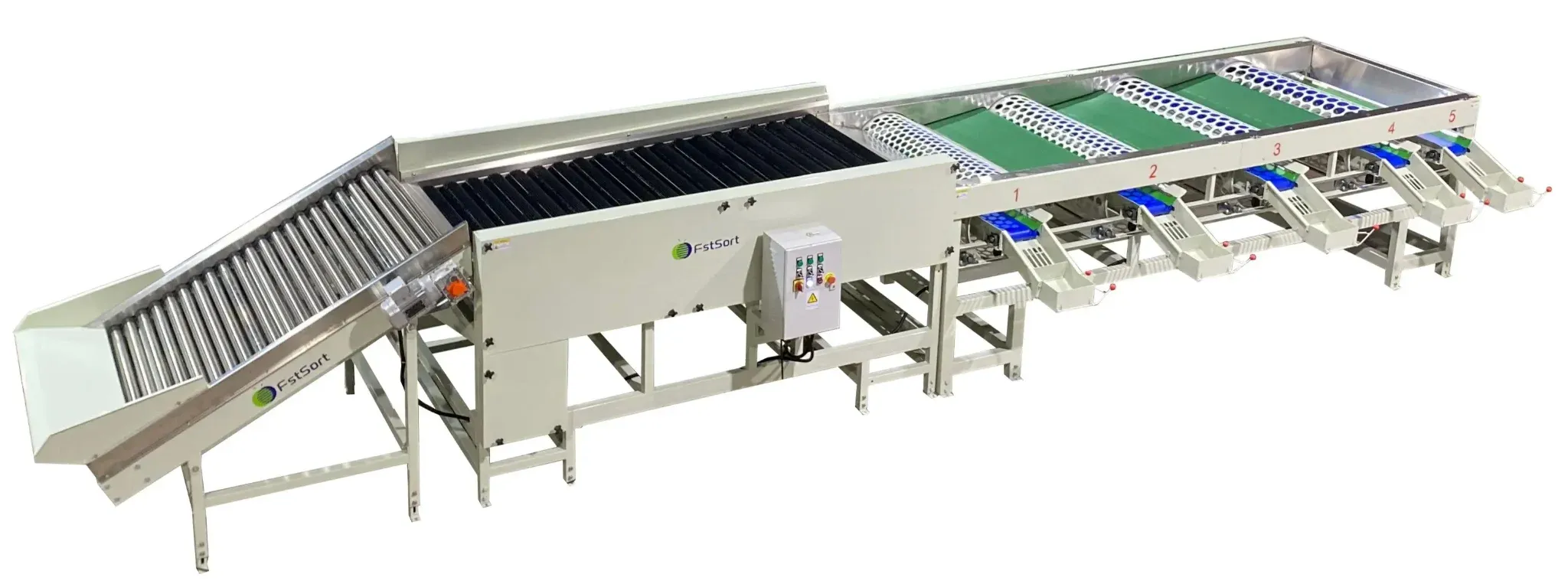 Garlic Cleaning Grading Machine - Drum Grader by FstSort