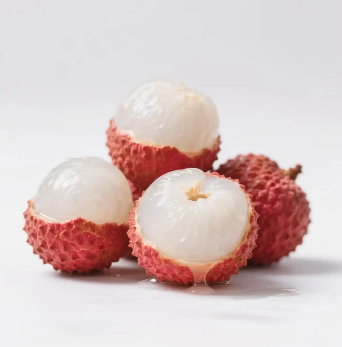 How lychee are harvest and processed in China